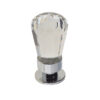 Frelan Hardware Crystal Cabinet Knob (14Mm X 35Mm), Polished Chrome With Swarovski Crystal