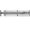 Heritage Brass Straight Barrel Door Bolt (4", 6" Or 8" X 1 1/4"), Polished Chrome
