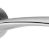 Eurospec Ergo Stainless Steel Door Handles - Satin Stainless Steel (Sold In Pairs)
