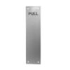 Frelan Hardware Engraved Push Fingerplate (305Mm X 75Mm), Satin Aluminium