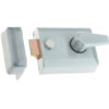 Frelan Hardware Standard Stile Nightlatch, Satin Chrome