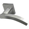 Frelan Hardware Paja Kubus Curved Door Handles On Square Rose