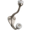 Heritage Brass Large Hat & Coat Hook (93Mm Height), Satin Nickel