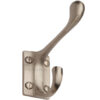 Heritage Brass Hat & Coat Hook (86Mm Projection), Satin Nickel