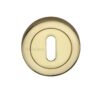 Heritage Brass Standard Key Escutcheon, Polished Brass