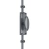 Oval knob door spagnolette bolt/cremone bolt upto 2500mm SATIN CHROME(upto 8 feet)