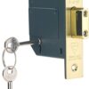 Yale P-M562-PB-67 PM562 British Standard 5 Lever Mortice Deadlock, High Security, Visi Pack, Suitable for External Doors, 2.5 Inch/64 mm, Polished Brass