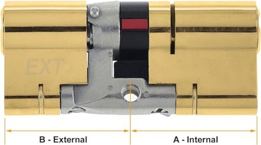 YALE PLATINUM 3STAR 35/35 (70MM) BRASS