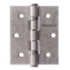 Atlantic Ball Bearing Hinges 3" x 2.5" x 2.5mm - Distressed Silver