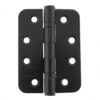 Atlantic Radius Corner Ball Bearing Hinges 4" X 3" X 3mm - Matt Black