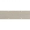 Atlantic Kick Plate Radius Corner Pre drilled with screws 905mm x 150mm - Satin Stainless Steel