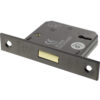Atlantic 3 Lever Key Deadlock [CE] 2.5" - Black Nickel