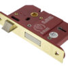 Atlantic 5 Lever Key Sashlock [BS] 3" - Polished Brass