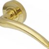 Polished Brass Door Handles Gull-JV420PB