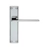 SZM035CP Serozzetta Zone Lever On Backplate - Latch Polished Chrome