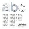 ALP-PSSS Alphabets - Size 63mm