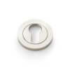 Alexander And Wilks Escutcheon Euro Profile On 50X6mm Rose Pol Nickel Pvd AW390PNPVD
