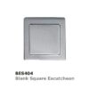 BES404PSS Blank Square Escutcheon