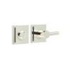 Burlington Easy Turn & Release Square Stepped Rose Polished Nickel
