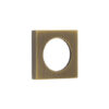 52x52mm AB plain square outer rose for esc