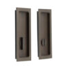 150x55x3mm DB rectangular WC flush pull set
