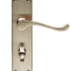 CARLISLE BRASS - CBS54WCSN-BP VICTORIAN SCROLL LEVER ON BACKPLATE - BATHROOM 57MM C/C