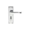 CARLISLE BRASS - DL30WCCP ASCOT HEAVY VICTORIAN LEVER ON BACKPLATE - BATHROOM 57MM C/C
