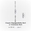 EB140SCP Classic Espagnolette Bolt or Cremone Bolt
