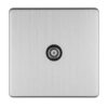 Eurolite Concealed 3mm 1 Gang Isolated Tv - Stainless Steel