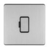 Eurolite Concealed 3mm 13Amp Unswitched Fuse Spur - Stainless Steel