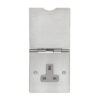 Eurolite Fs4030Ss 13A 1 Gang Unswitched Floor Socket Stainless Steel