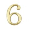 Frelan - JN-6&9 75MM Screw Fix Numerals Polished Brass