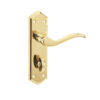 168x47mm PVD Paris bathroom lever