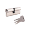 Yale KM Series Euro Single Cylinder 35:10 (55mm) Nickel Plated KMS3510-NP