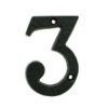 CARLISLE BRASS - LF55493-BP NUMERAL 3