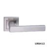 LRS412SSS Stainless Steel Lever on Square Rose