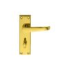 CARLISLE BRASS - M30WC-BP VICTORIAN LEVER ON BACKPLATE - BATHROOM 57MM C/C