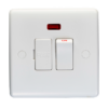 Eurolite Pl4191 Enhance White Plastic 13A Switched Fused Spur Unit With Neon