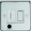 Eurolite Stainless steel Switched Fuse Spur - Polished Stainless Steel