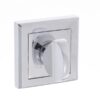 STATUS WC Turn and Release on Square Rose - Polished Chrome