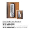 SBL310.BBP Push Button Digital Locks