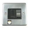 Eurolite Stainless steel Switched Fuse Spur - Satin Stainless Steel
