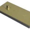 Rutland TS.7002 Non Hold Open Floor Spring & Back Check c/w Cover Plate Polished Brass
