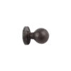 27x39mm Round cabinet knob beeswax finish