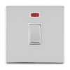 Eurolite Concealed 3mm 1 Gang 20Amp Dp Switch & Neon - Polished Chrome