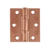 Zoo Hardware ZHSS7667S-SSS Grade 11 Ball Bearing Hinge Stainless Steel Square - Grade 201 -76 x 67 x 2.5mm Satin Stainless Steel