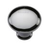 Heritage Brass Mushroom Design Cabinet Knob (32Mm Or 38Mm), Polished Chrome