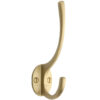 Heritage Brass Hat & Coat Hook (130Mm Height), Satin Brass