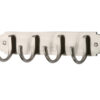 Heritage Brass Coat Hooks On Plate (223Mm Width), Satin Nickel