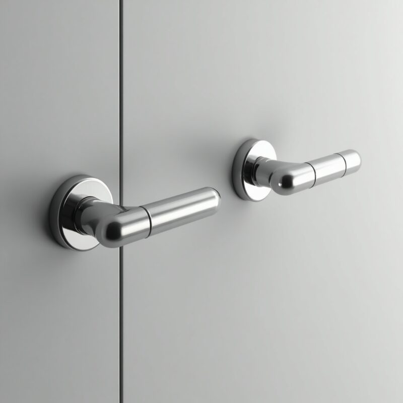 Polished Chrome Door Handles